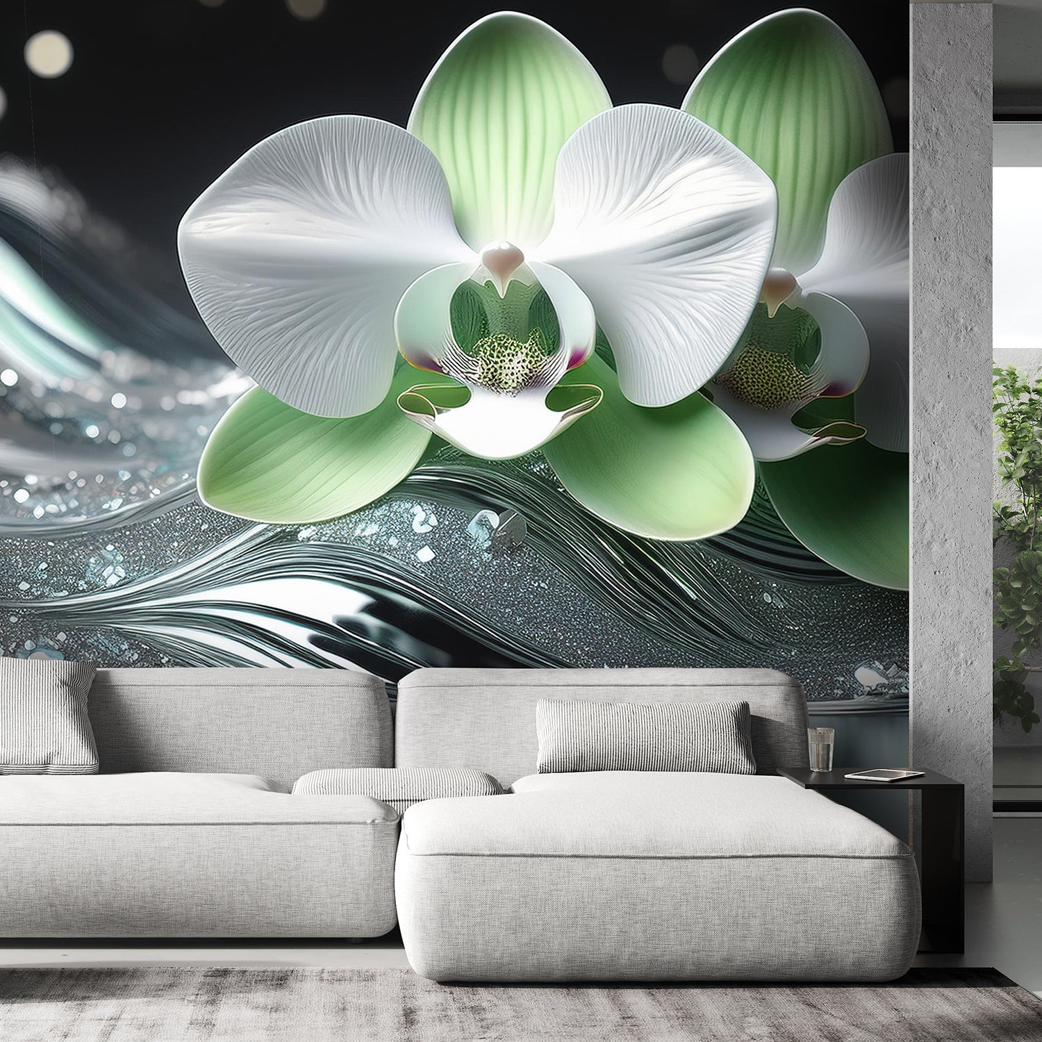 Fototapeta, Abstrakcja orchidei 350x245