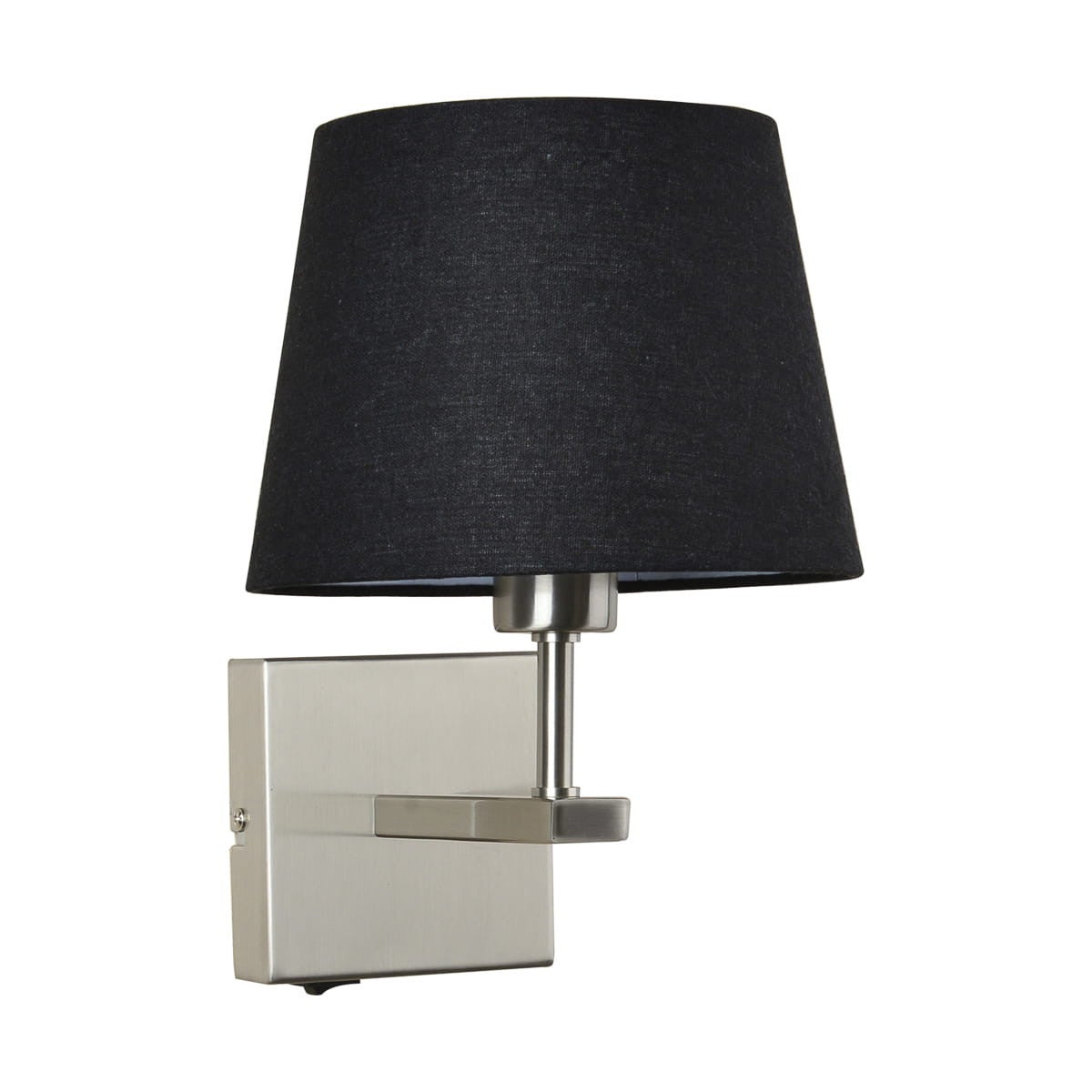 Kinkiet nowoczesny NORTE srebrno-czarny-biały 1xE27x60W tkanina wym:29x23x23cm IP20 Italux