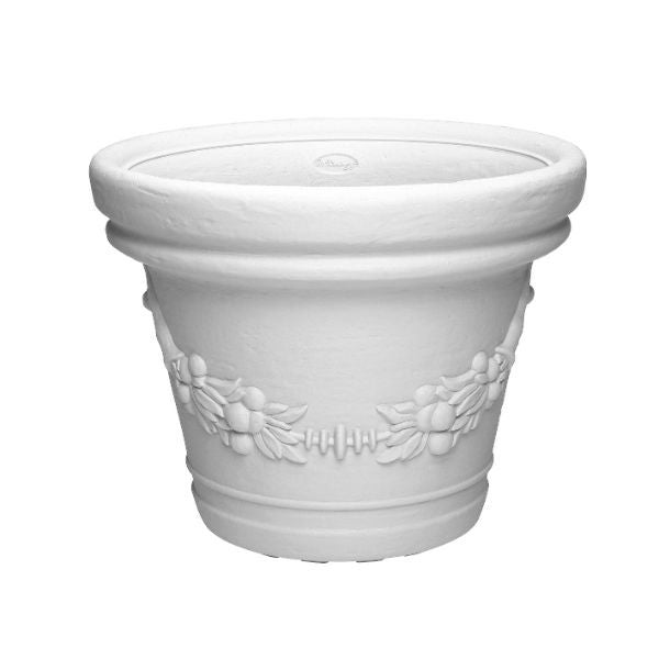 VASE ROND COLLECTION POTERIE ELIOS GDM TERRE CUITE RÉSINE 60 CM H. 47 CM - 2
