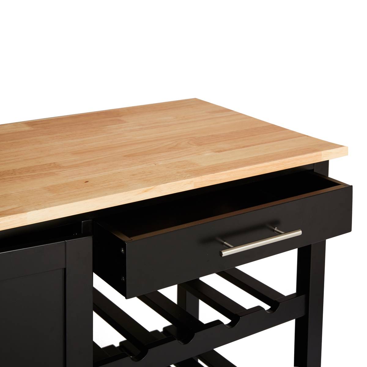 Desserte grand modèle Noir Claude - Atmosphera créateur d'intérieur - 3