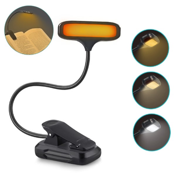 Lampada Da Scrivania LED Ricaricabile A Clip Con Forma Anatra - 3 Livelli Luminosi, Flessibile Per Lettura E Notte - Foto 11