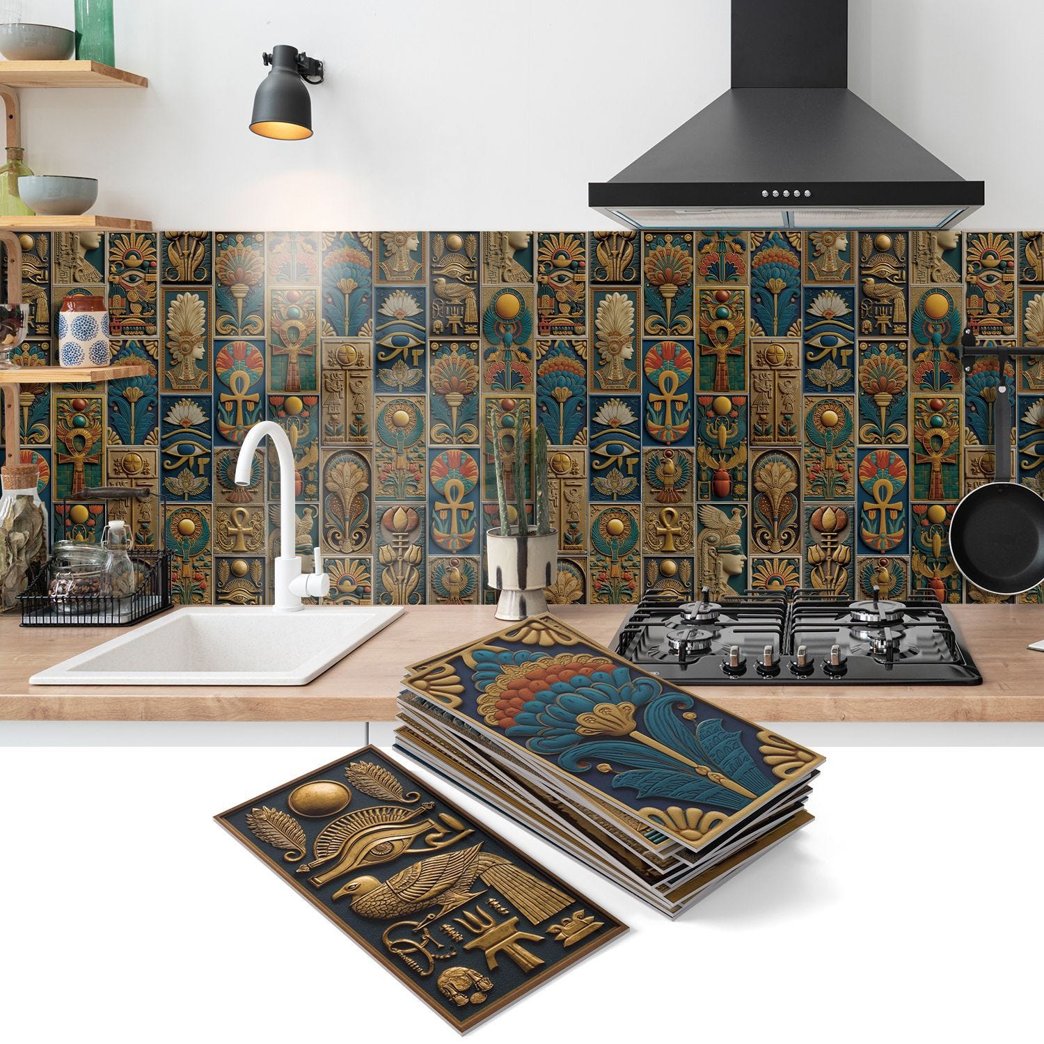 HODORPOWER Pegatinas Para Azulejos De Mármol Para Cocina, Baño Backsplash PVC Impermeable A Prueba De Aceite DIY Auto-adhesivo Nueva Pared Pegatinas