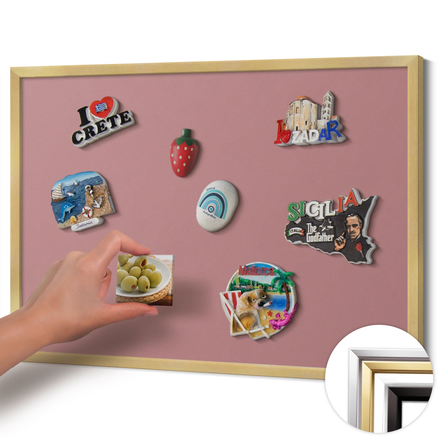 XINKEJIA 12 Pièces Cadre Magnetique Photo 6.3 * 9.3cm Cadres