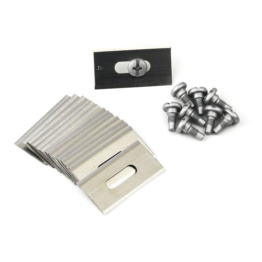 Ostrza do kosiarki Husqvarna, 30 sztuk, dwustronne, stal nierdzewna, 35,8 x 18,5 x 0,65 mm, srebrne