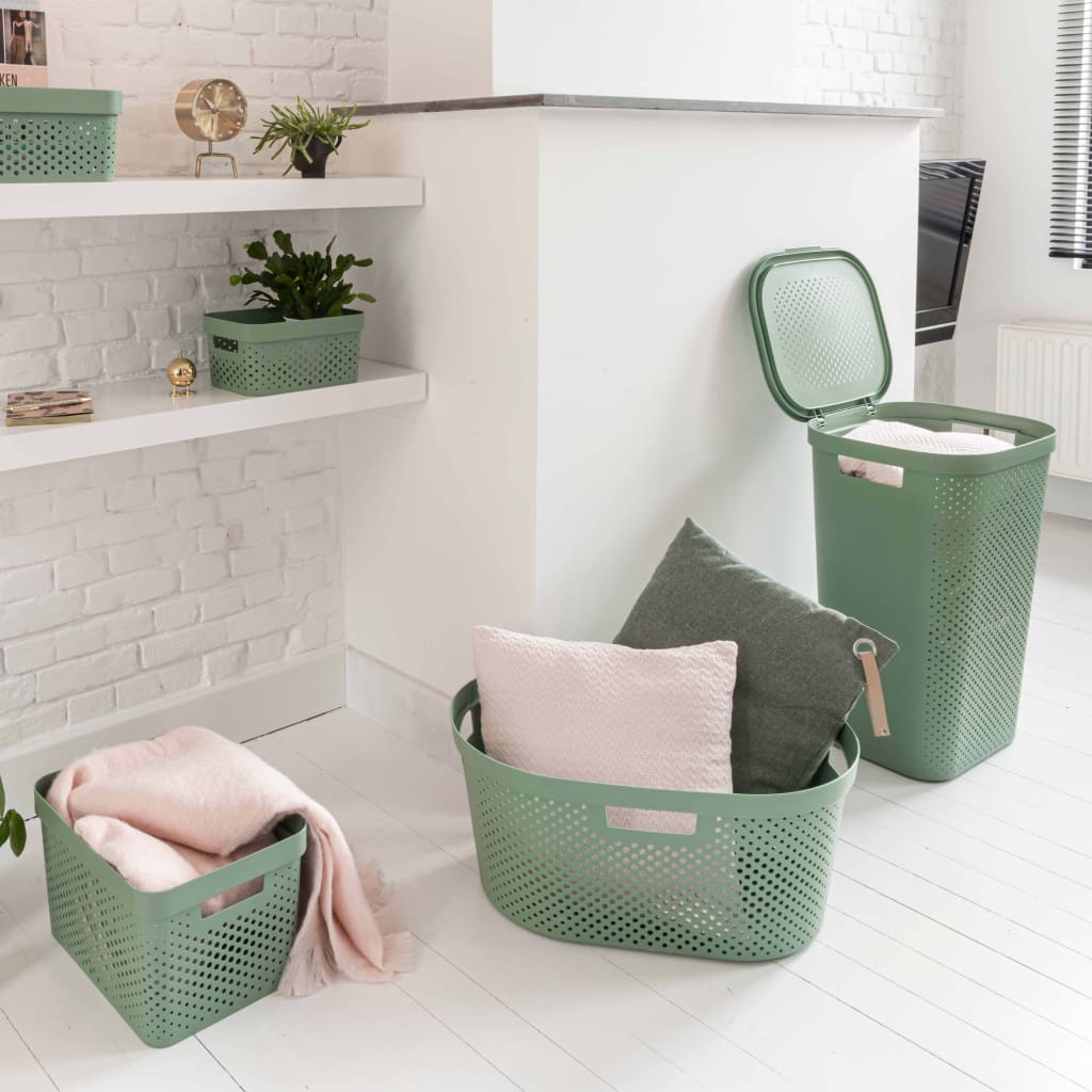 Scatola Portaoggetti Curver Infinity 17L - Grigio Chiaro Per Casa E Ufficio - Foto 3