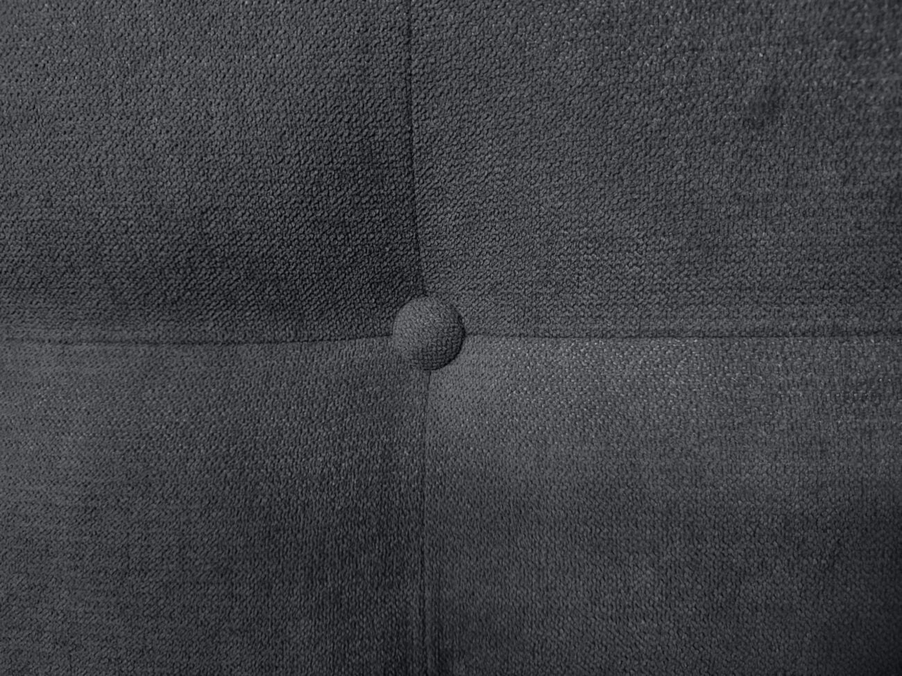 DECORQUALITY Cabecero Cama TEXAS BUTTON DELUXE largo tapizado tejido antimanchas Gris Marengo 150*125 Cm - 3