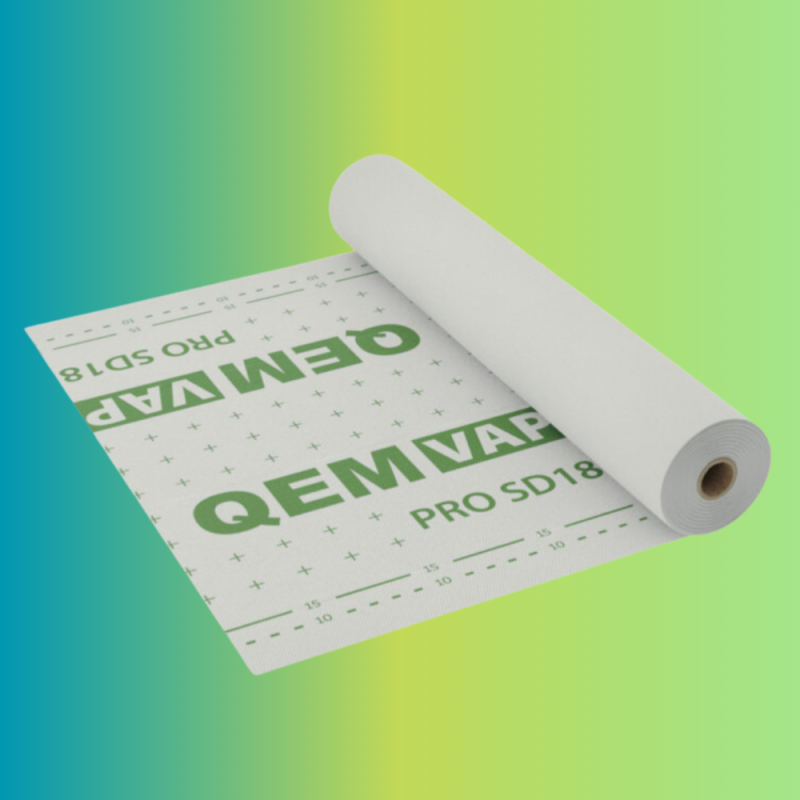 Ecran Pare Vapeur actif à deux couches QEMVAP PRO SD18 Long 50m (75m²) CE - 5