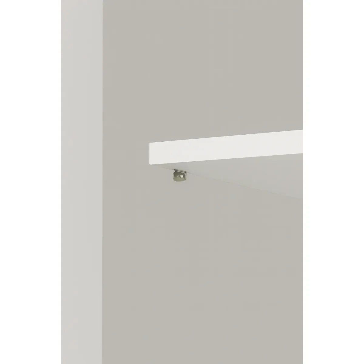 Scarpiera 2 Ante 72x36x103 cm Rovere Bianco Artik con 6 Ripiani - 4