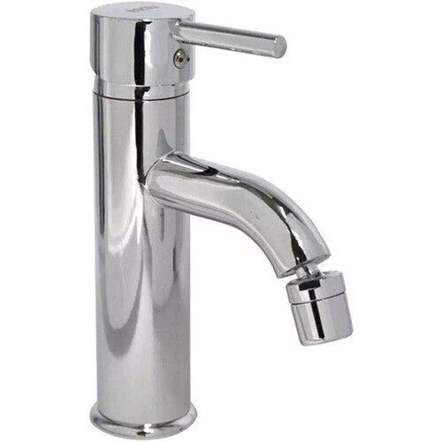 Miscelatore Lavello Cucina In Ottone Cromato Con Bocca Di Erogazione Orientabile Piralla Lion 0LI00104A21 - Foto 10