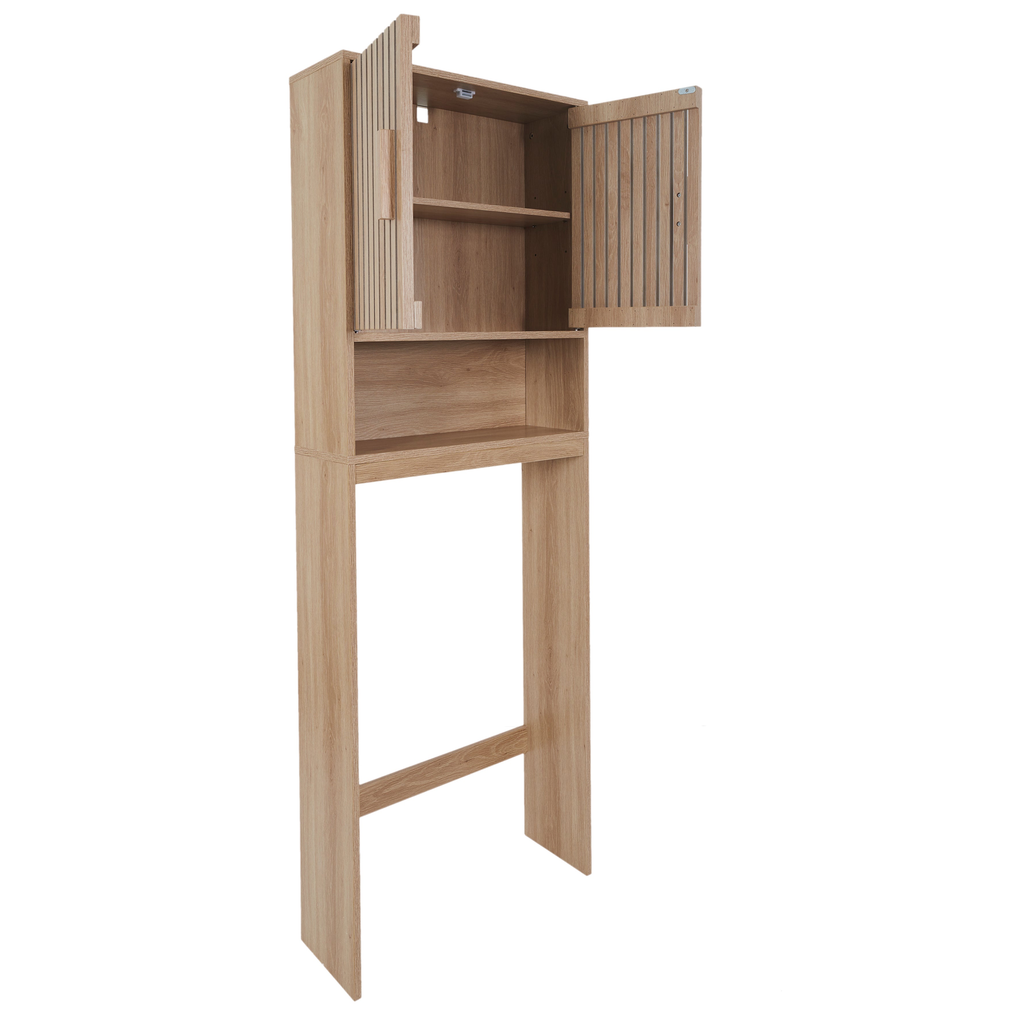 Meuble de Salle de Bain - HOME DECO FACTORY - Klaus - Rustique Chic - Marron - 4