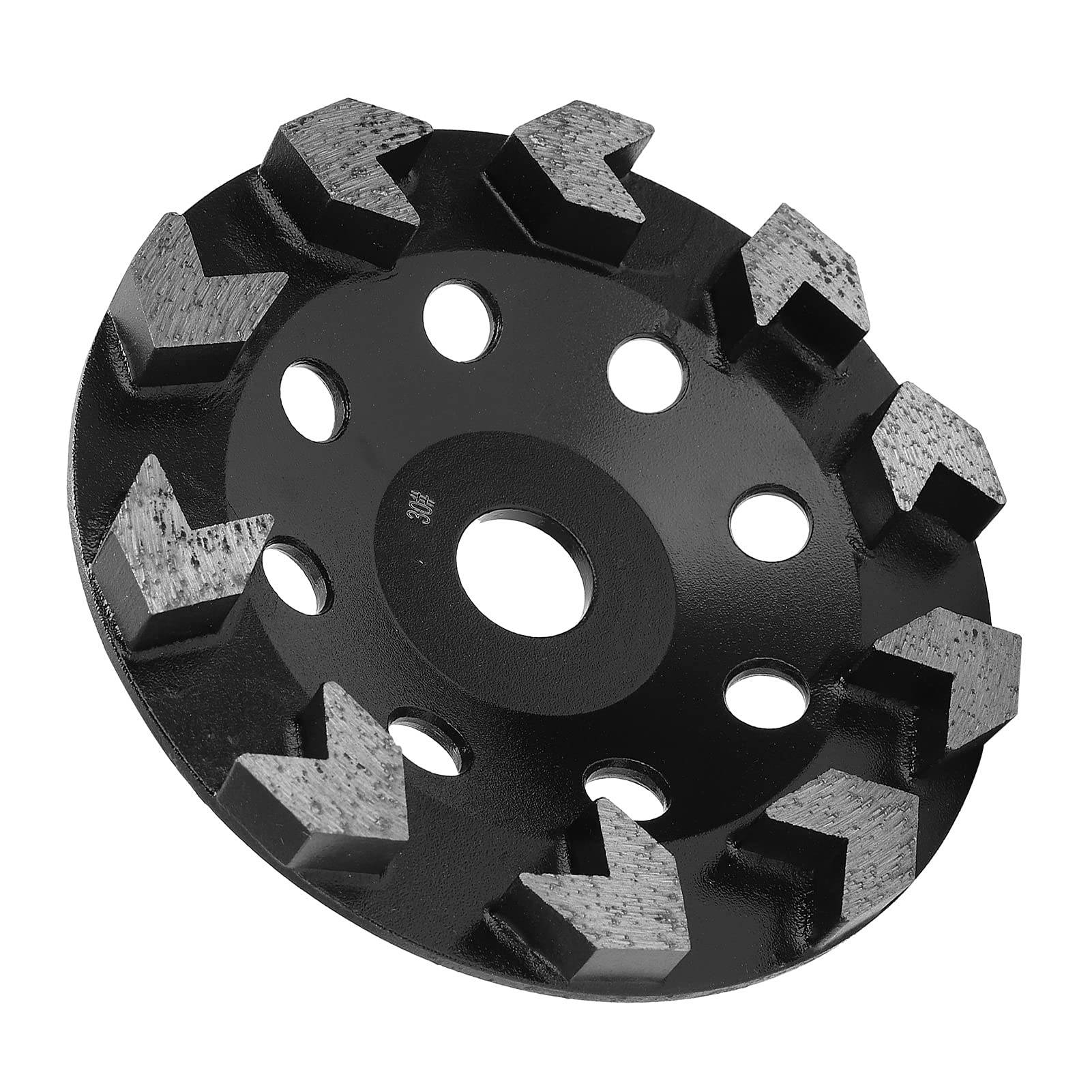 Meule diamantée 10 dents noires 150 mm 30 mailles Ponçage béton pierre ciment - 4