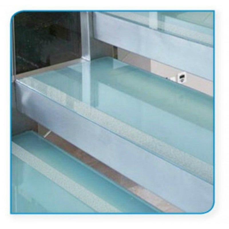 Strisce nastro adesivo antiscivolo trasparente varie misure - 25mm x 18,3MT - 5