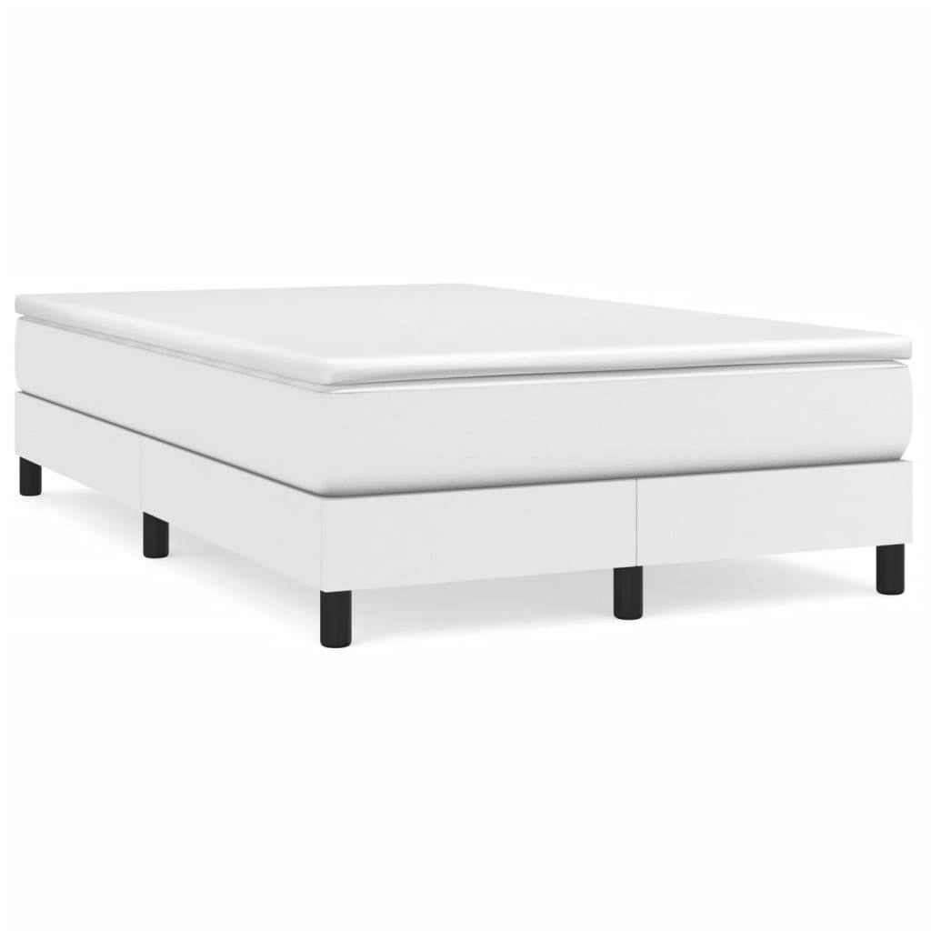 SOMMIFLEX Sommier Tapissier Blanc 120x190 Cm - Fabrication Française Artisanale