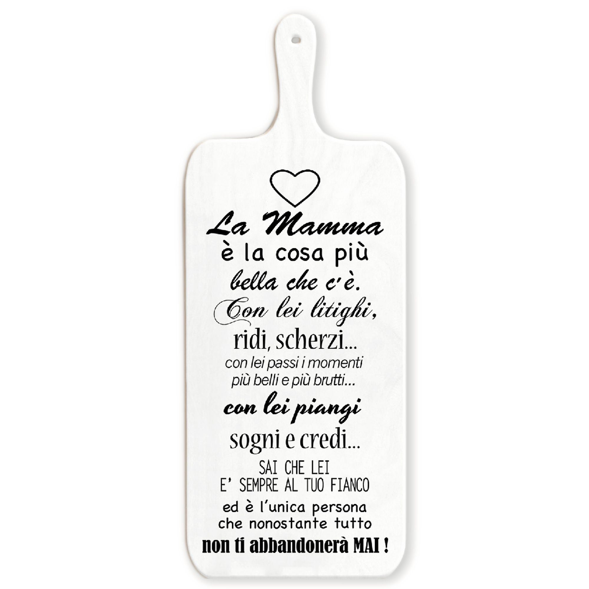 Festa della Mamma All'inizio mamma,ora nonna-Decorazione acrilica con fiore personalizzato a forma di cuore per mamma/nonna – IT