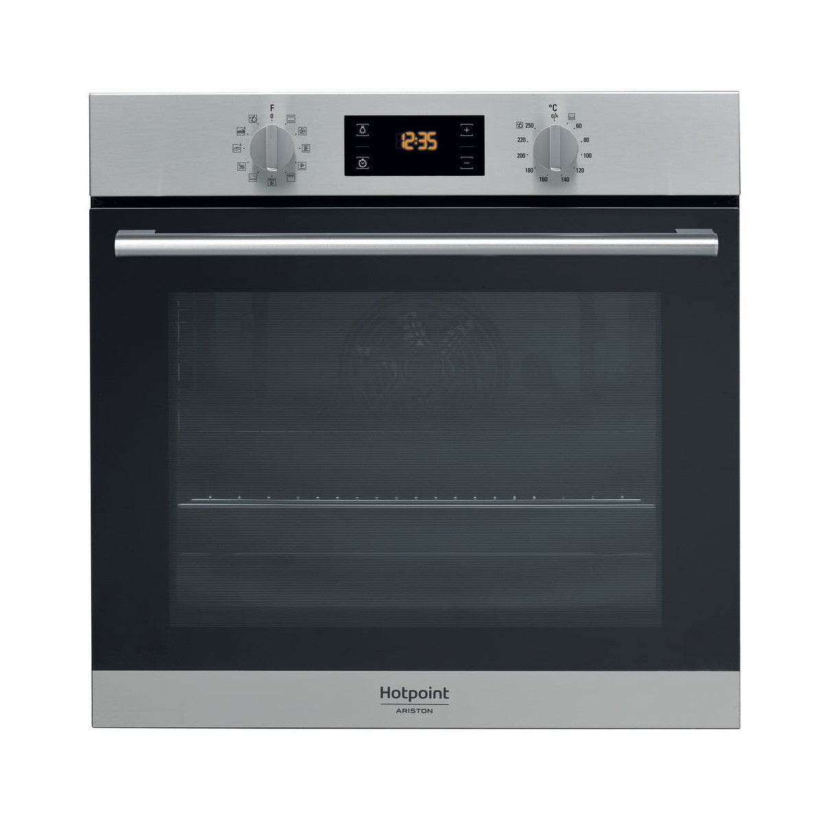 Four Hotpoint FA2 844 H IX HA – Encastrable 71L, Noir Inox (Neuf Sous Emballage)