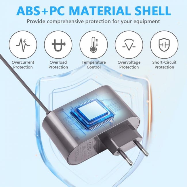 Vhbw Caricabatterie Compatibile Con Silvercrest SHAZ 22.2 D5 (IAN 339791) Aspirapolvere Portatile A Batteria - Foto 9