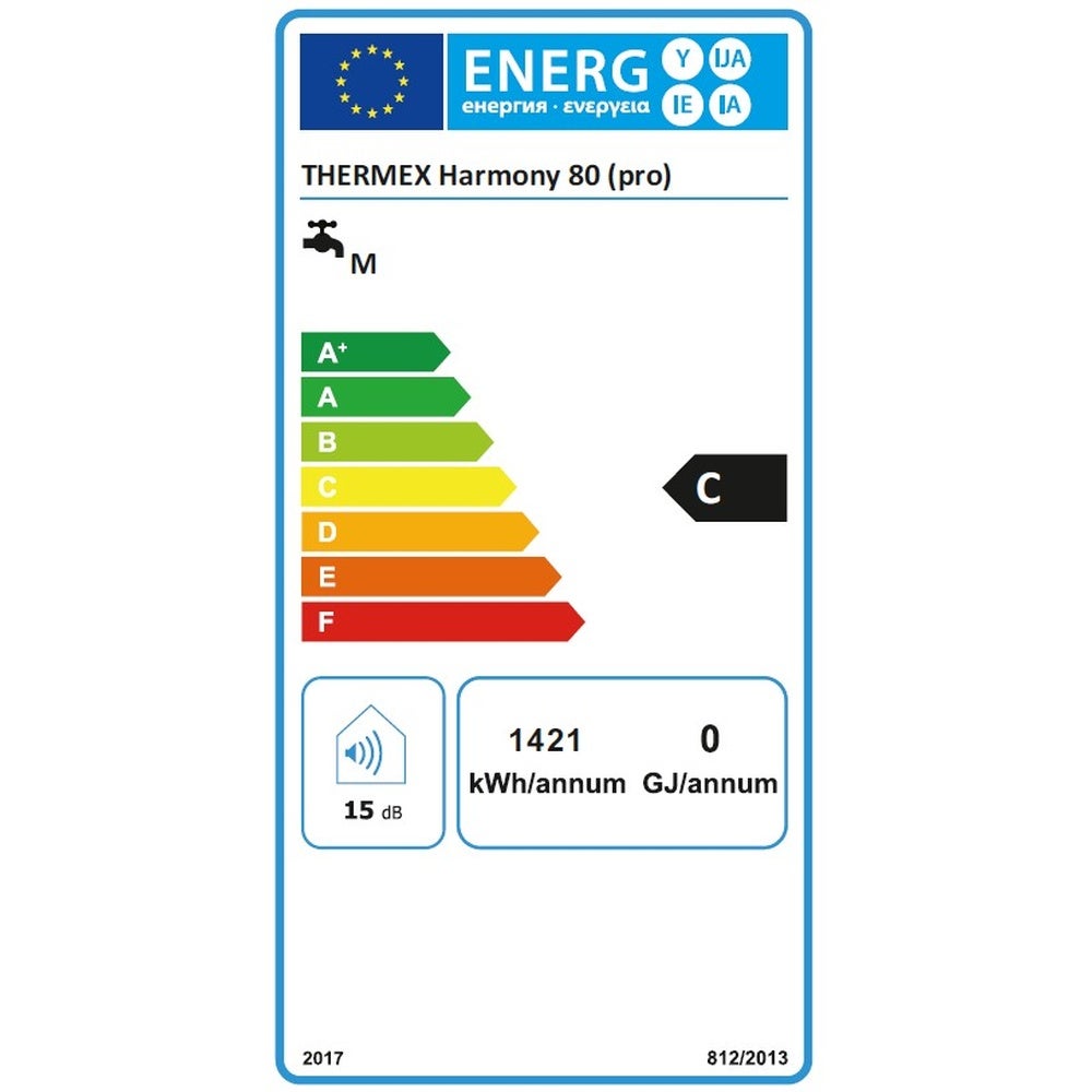 Chauffe-eau Harmony Pro 80 Universal, élément chauffant à sec, Thermex - 3