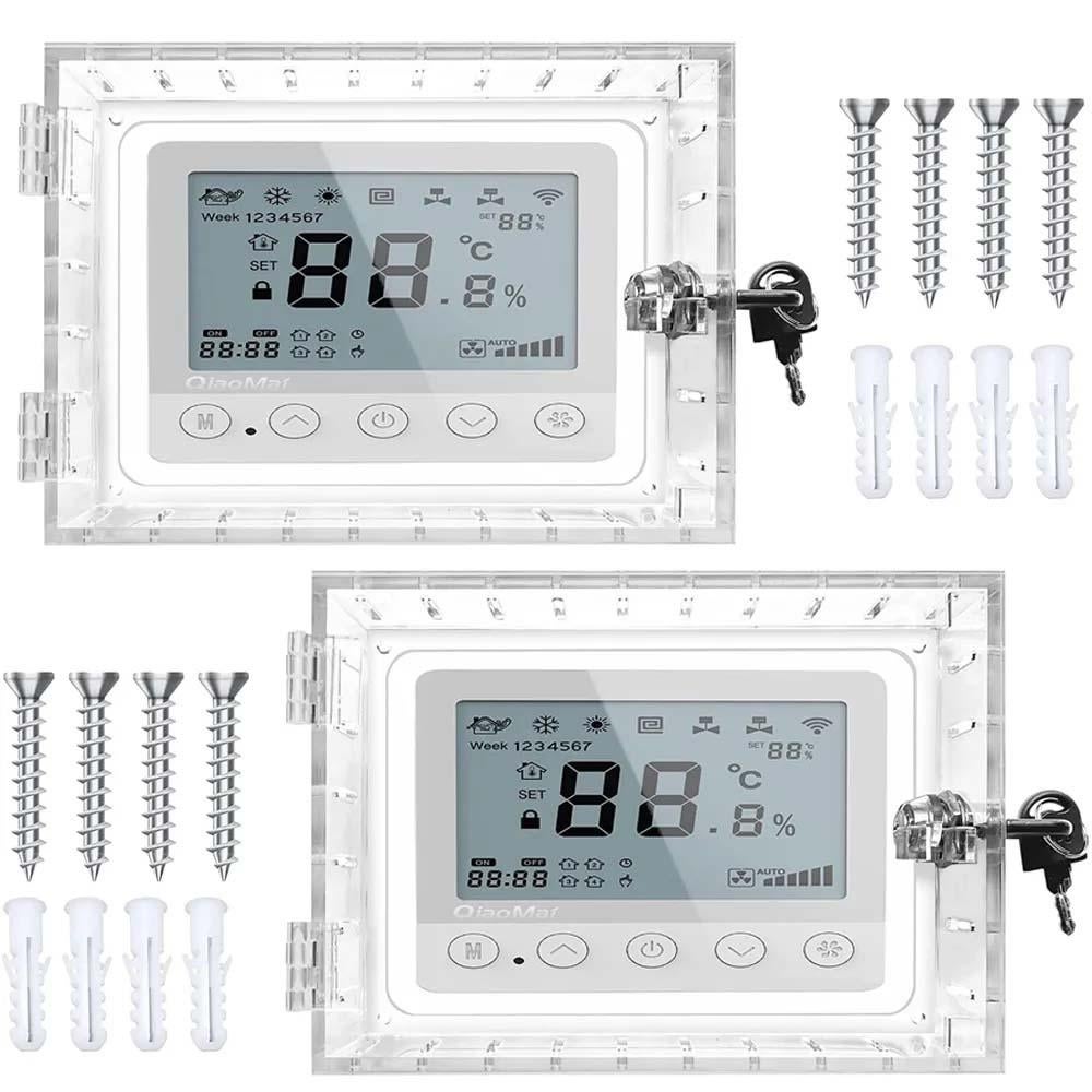 Scatola Di Sicurezza Per Termostato Con Chiave - Copertura Trasparente ABS 20x12x5.7cm - Foto 14
