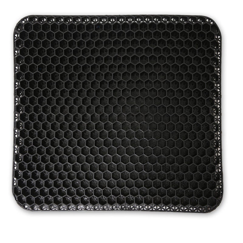 Coussin De Gel Respirant Anti-escarres HSSGGV - Noir, 42x36x3.8 Cm, Antidérapant, Neuf