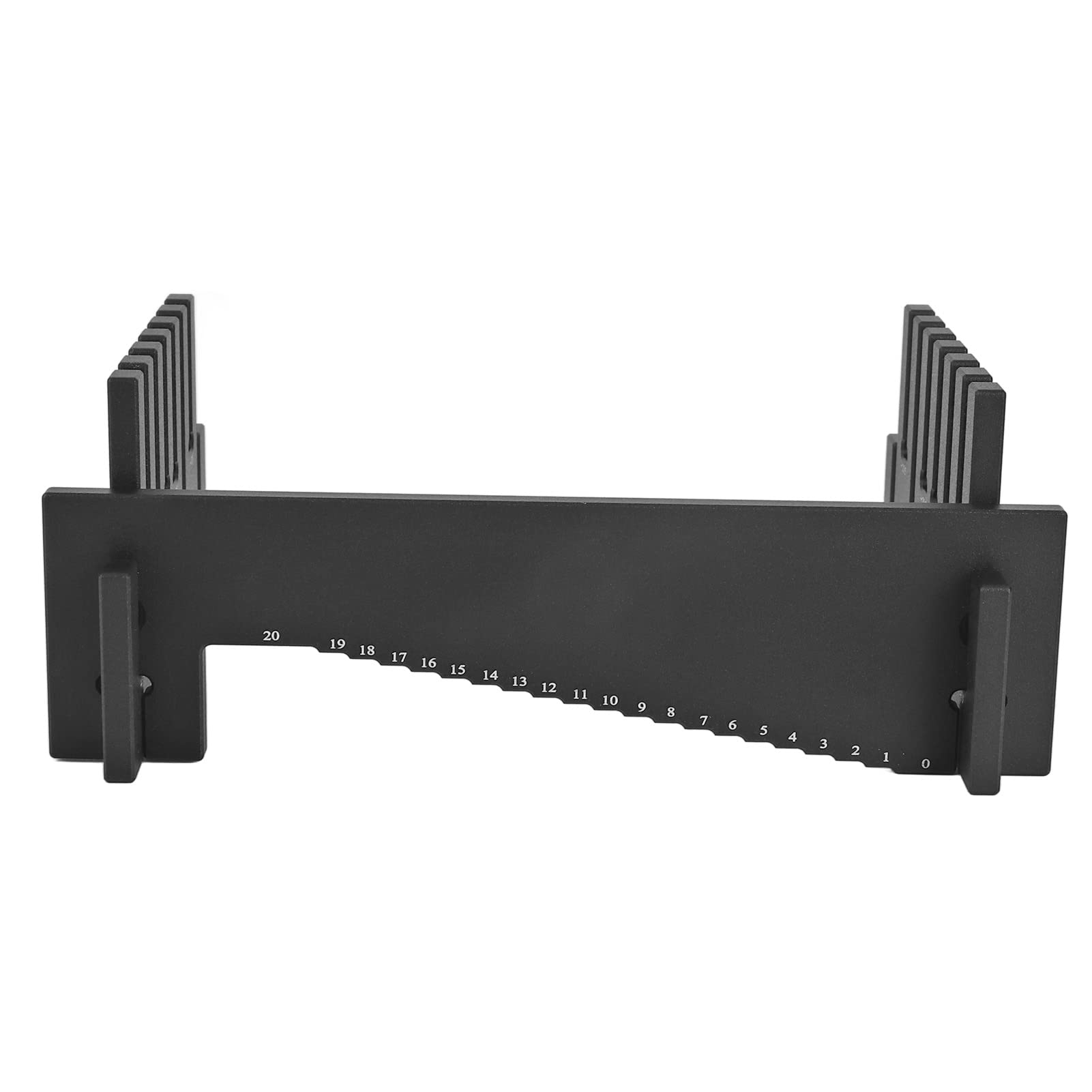 Jauge De Hauteur Réglable Pour Scie à Table - En Alliage D'aluminium Rouge - Outil De Mesure De Profondeur Pour Menuiserie