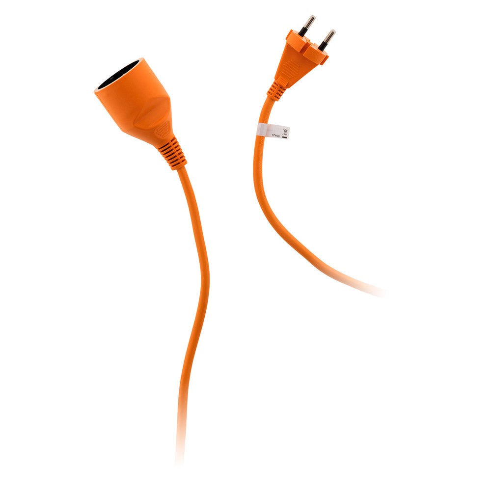 Prolongateur 2x1,5mm² - Orange 10m avec boîtier étanche - Orange - Zenitech - 3