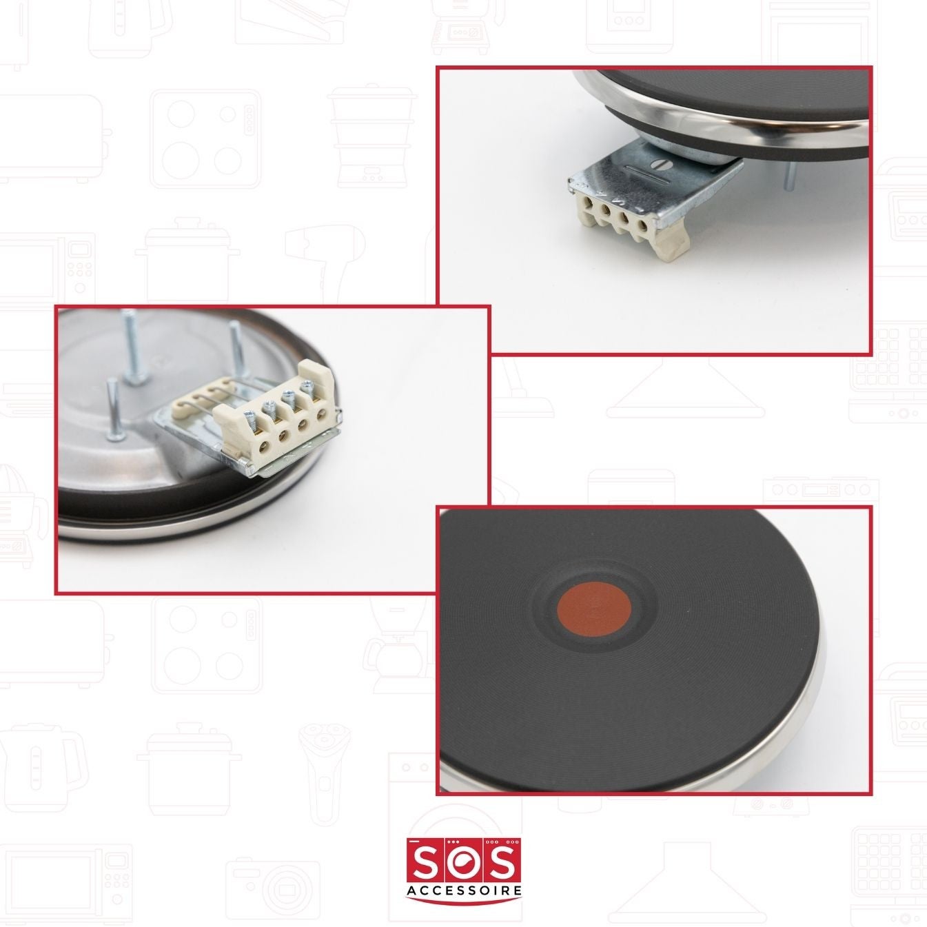 EGO - PIANO COTTURA DIAMETRO 145MM 1500W 220V VELOCE EGO - 1814463196 - 4