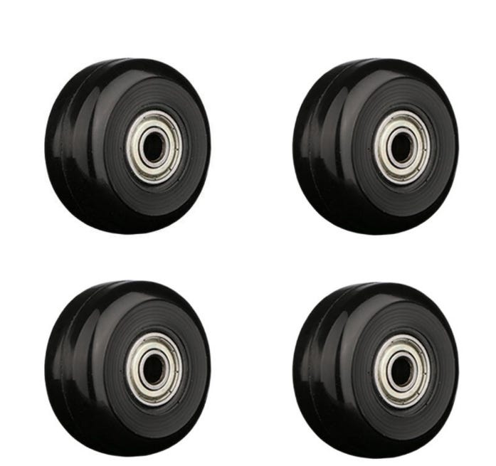 Ruedas de repuesto para maletas, ruedas universales de repuesto