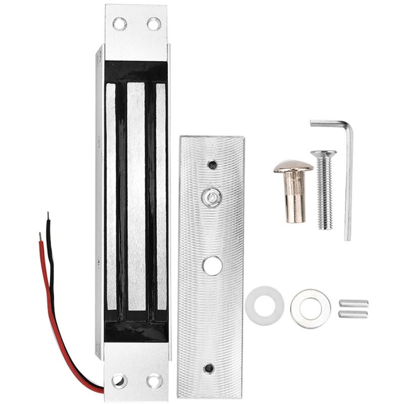 Système de contrle d'accès aux portes, verrouillage magnétique 180KG, bouton de télécommande, sonnette, alimentation électrique, 10 porte-clés - 3