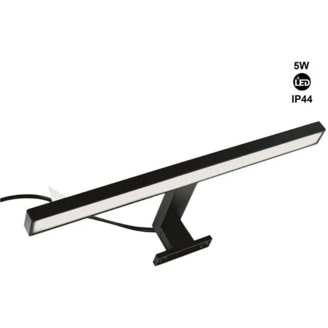 Oświetlenie lustrzane LED 30 cm 5 W do montażu na lustrze i szafce – neutralna biel