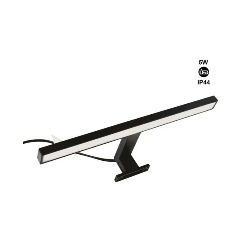 Oświetlenie lustrzane LED 30 cm 5 W do montażu na lustrze i szafce – neutralna biel