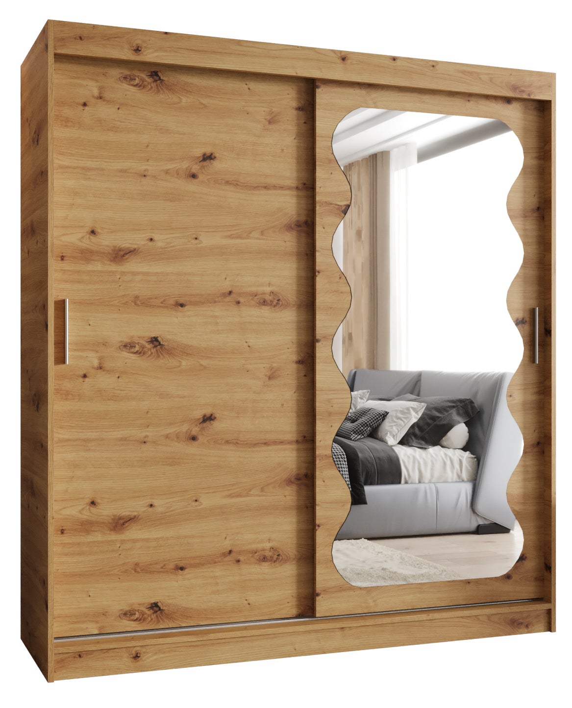 Szafa przesuwna garderoba SPOTI 180 x 62 x 200 cm Artisan - Abiks Meble