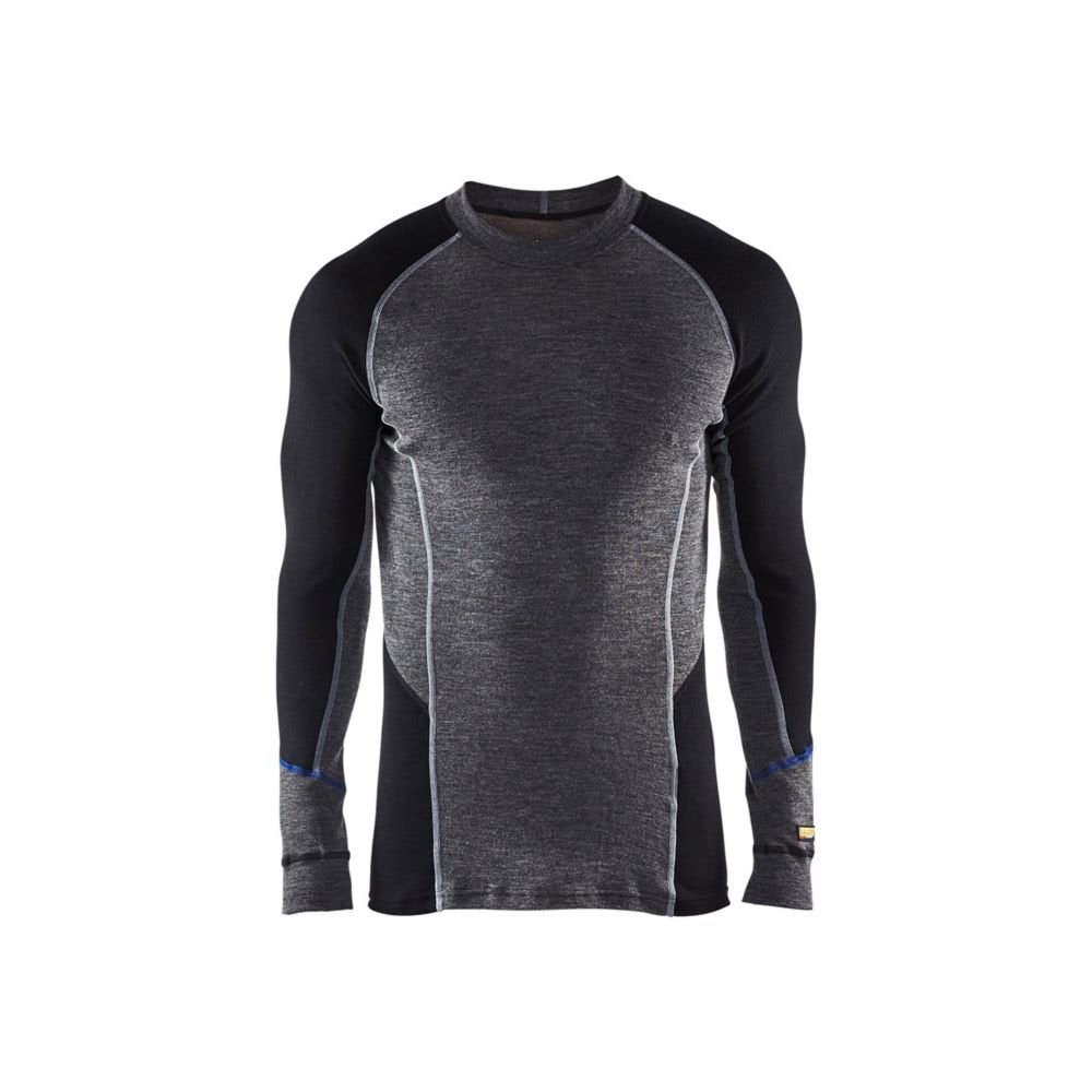 Maglia Termica Bioflex Warm Uomo - Collo Alto, Compressione Intelligente, Per Ciclismo E Running Invernale