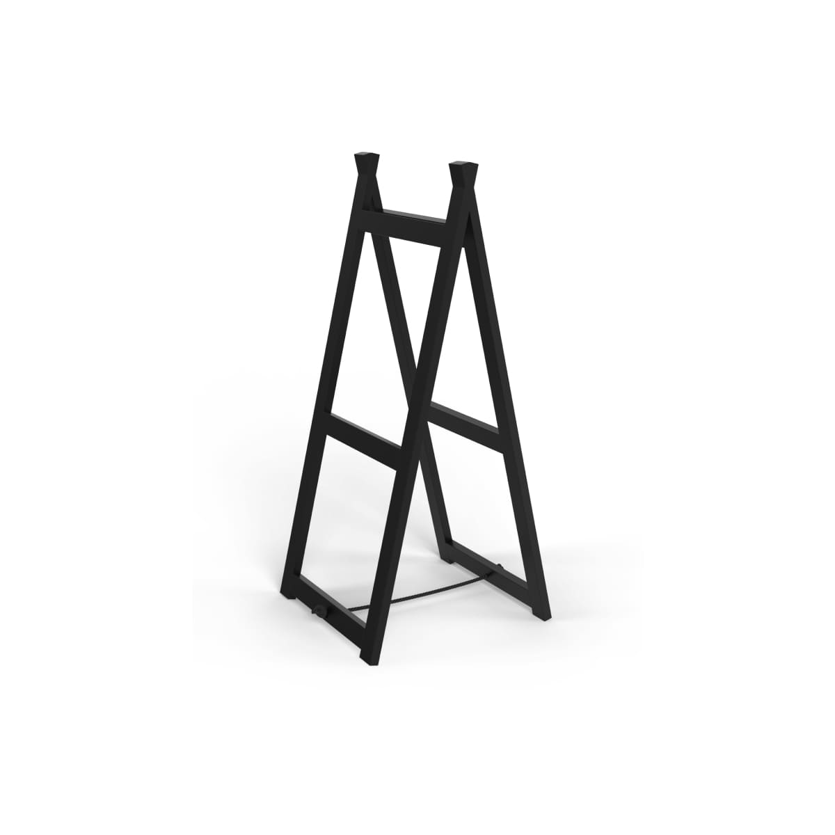 Échelle Étagère Modulaire Noir en Bois Massif - Mini Delta, 88 cm - NORDLINGER PRO - 2