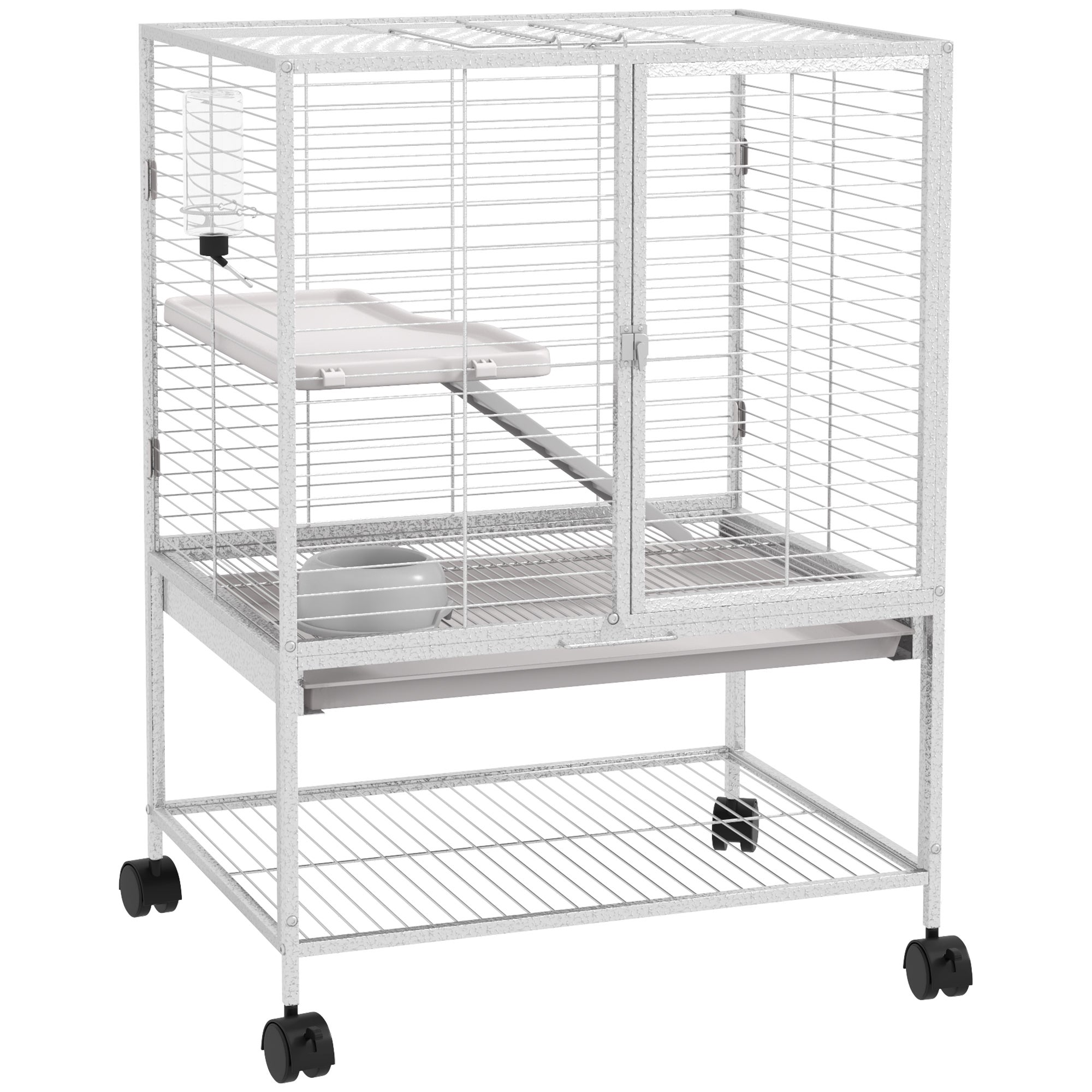 Merlin Cage Cage pour petits animaux Acier PawHut | Leroy Merlin