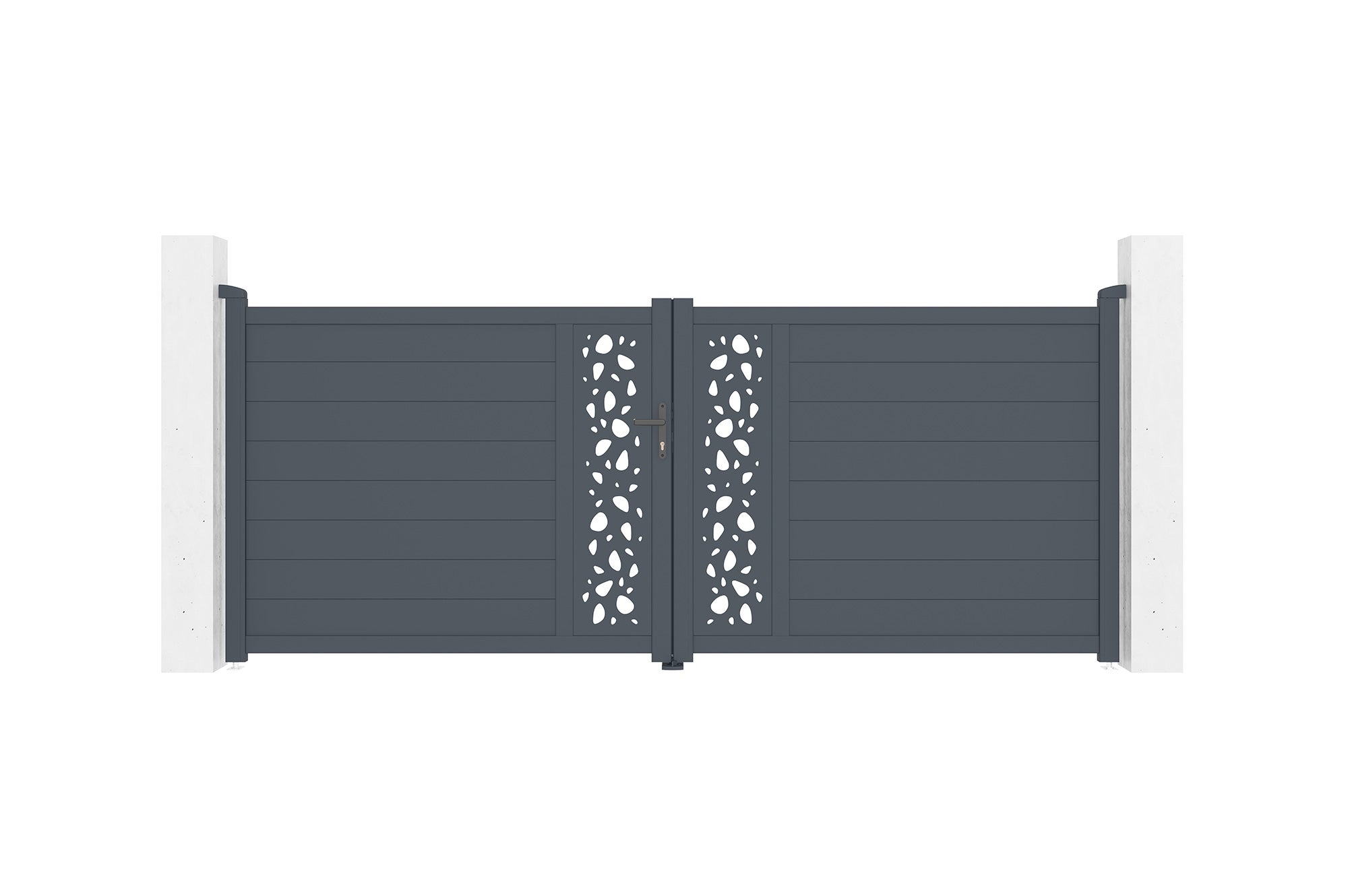 Portail battant motorisé 3,5m SUNNY H.140cm + Motorisation BUNKER B500 - 5