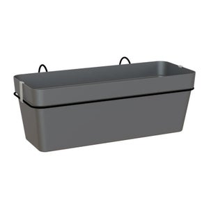 Artevasi Venezia CILINO Pot avec Soucoupe Ronde 30CM Anthracite15