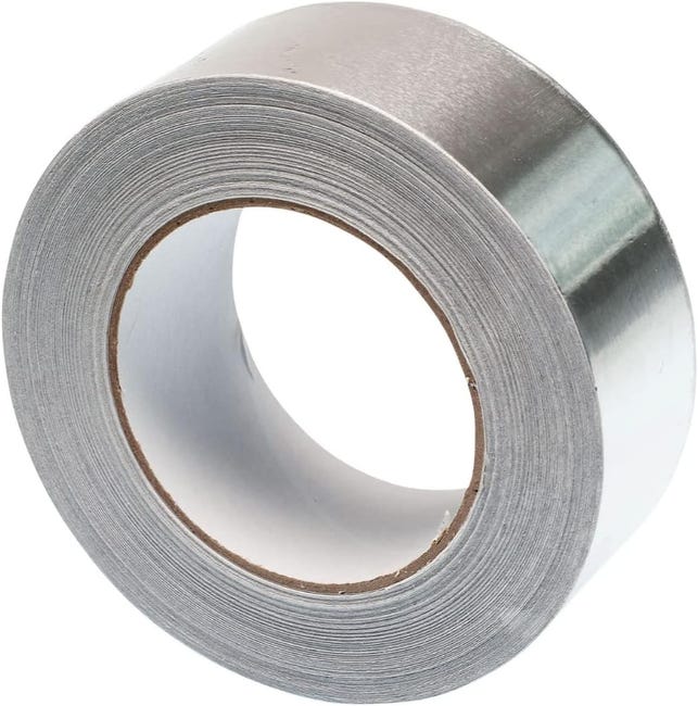 Nastro Adesivo In Alluminio 48mm X 30M Per Isolamento Termico - Autoadesivo Premium - Foto 3