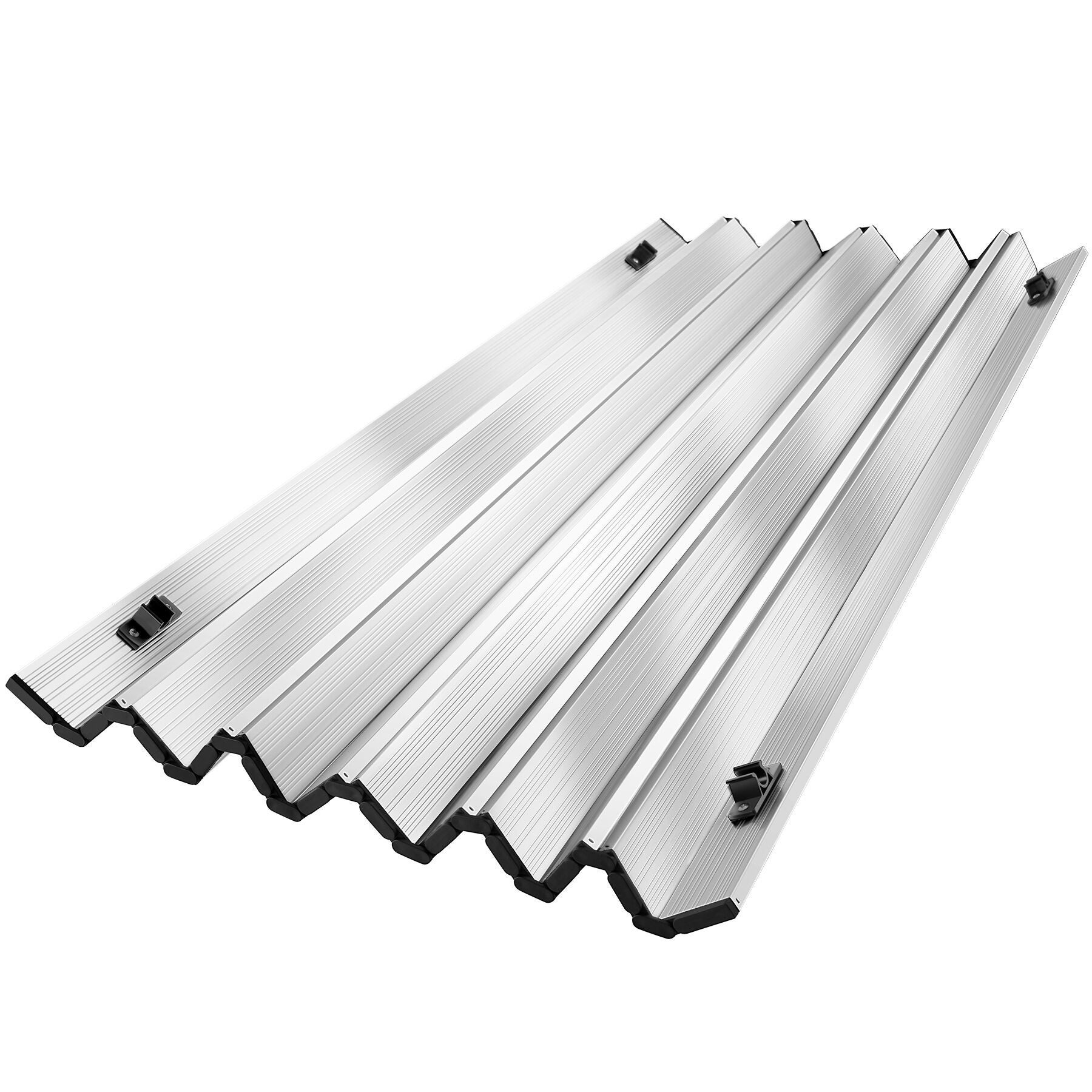 Table de camping en aluminium 4 places pliable et réglable en hauteur 120 x 70,5 x 58 – 79 cm TECTAKE - 5