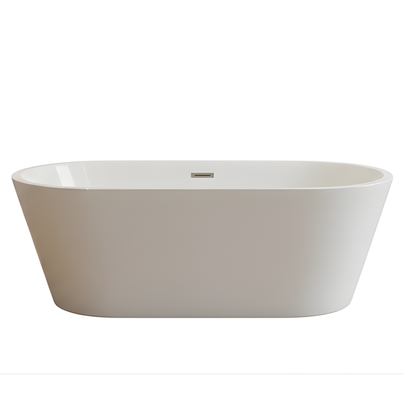 Baignoire îlot avec vidage – 170 x 75 cm – Blanc brillant – LAVIA - 2