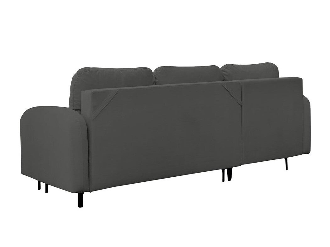 Canapé d'angle Torlua 103, Gris foncé, Disponible, 225x172x96cm - 3