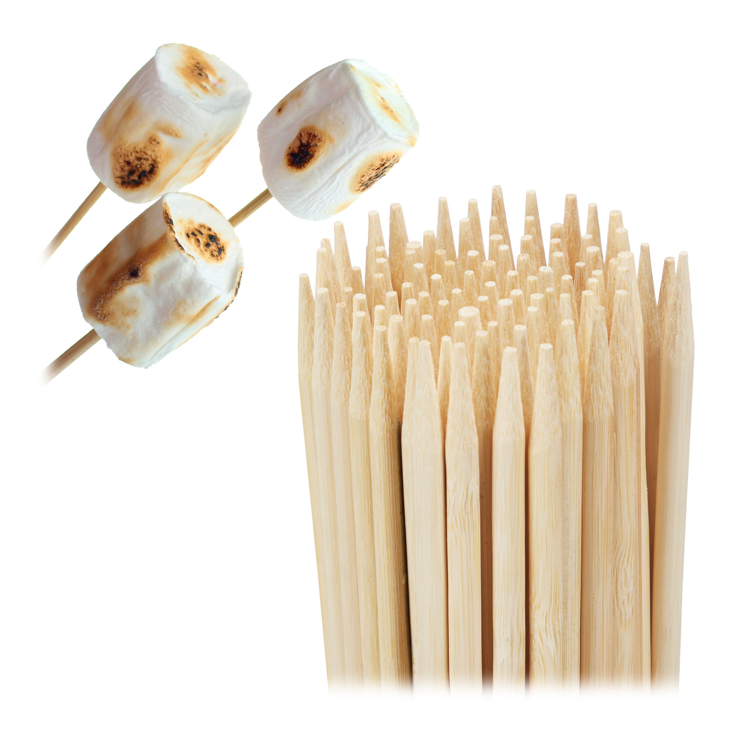 Set di 100 pezzi di Spiedini di Bambù Naturale - Di Alta Qualà