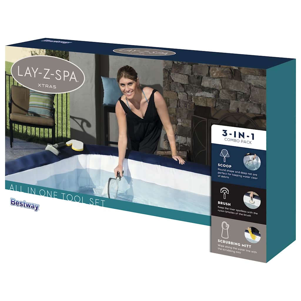 Bestway Kit nettoyage spa gonflable Lay-Z-Spa 3 pièces - 8