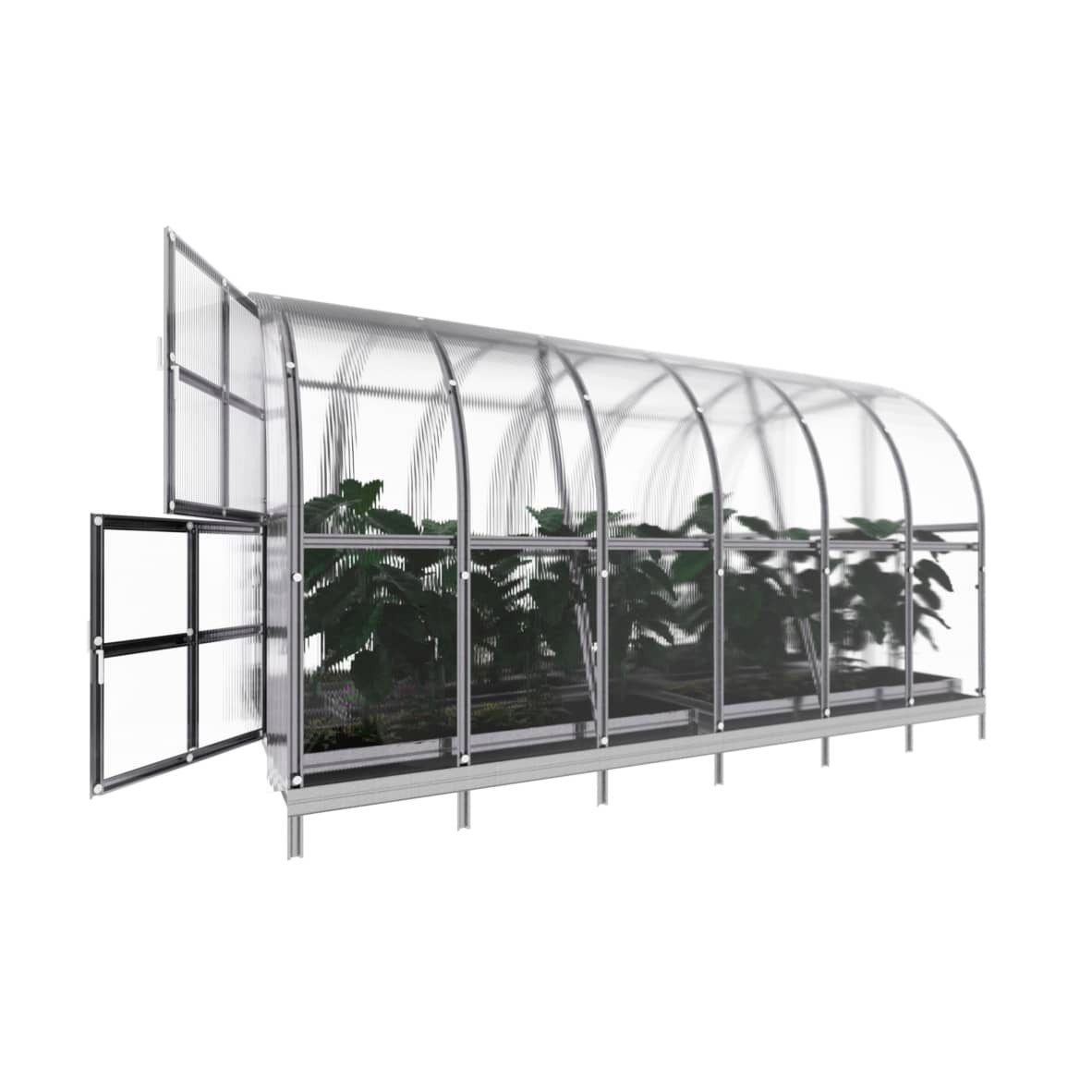 Serre de jardin KLASIKA ARCH 3 x 2 m (6 m²), 6 mm avec revêtement en polycarbonate - 5