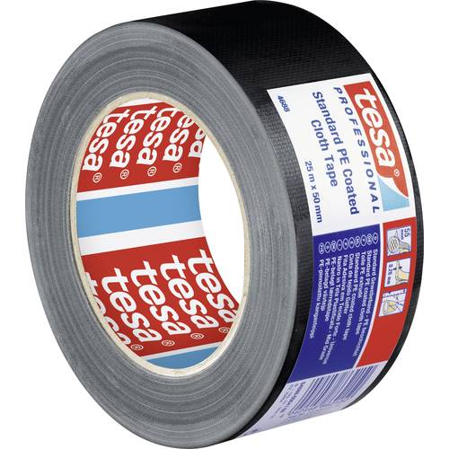 Ruban Adhésif Réparation Tesa 04688-00042-00 Professionnel Noir 25m X 50mm