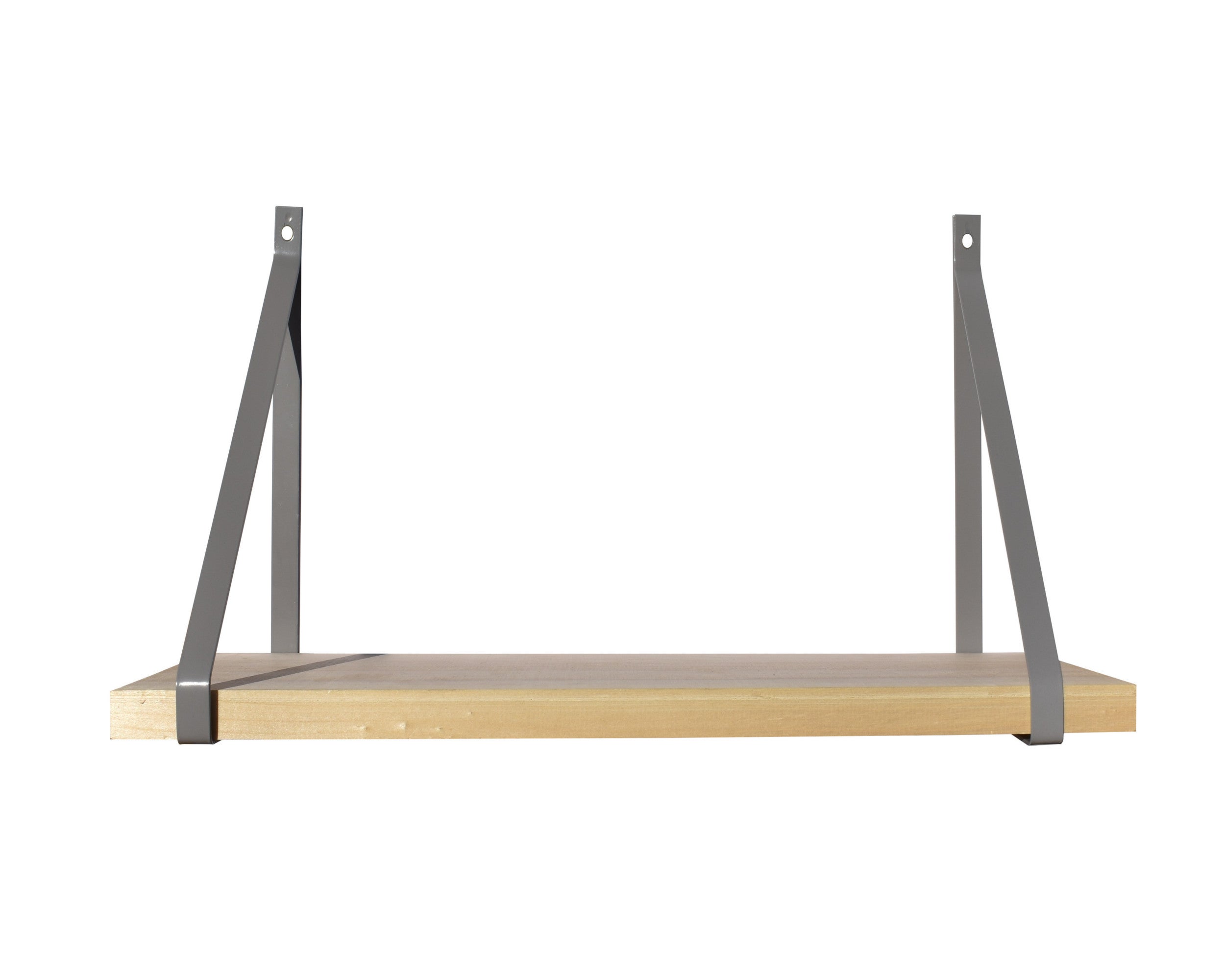 Étagère murale bois et Cali métal gris 60 X 19 | Leroy Merlin