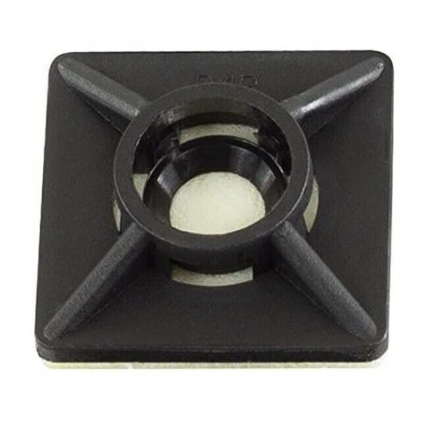 150 Pezzi Base per Fascette, Tipo di Supporto a Sella Supporto Base per Fascette, 22.6mmx15.9mm, Adatto per Cavi, Fili, Casa, Ufficio, Fai Da Te E Gestione Dei Cavi, Nero