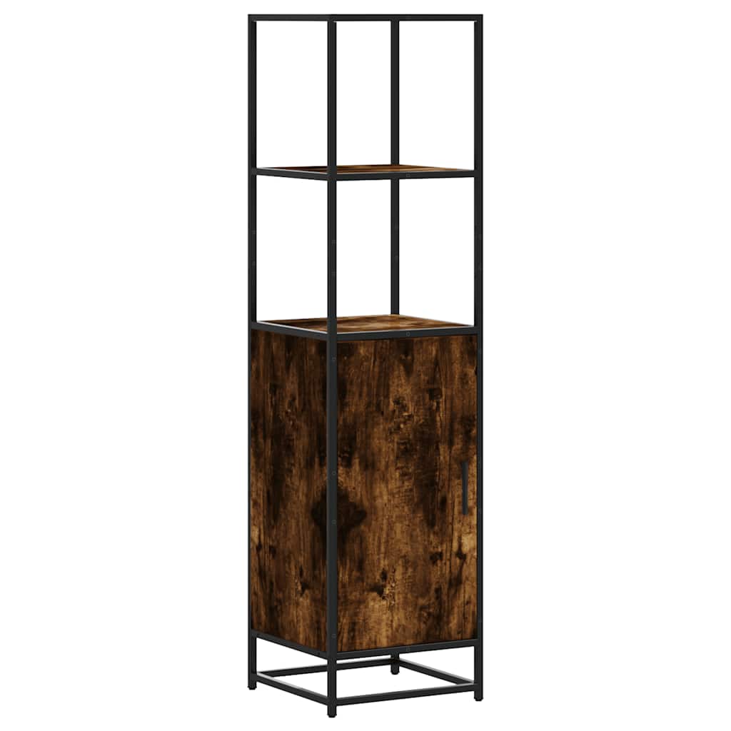 Credenza Moderna,Madia da cucina,Mobile Buffet,Armadio da Cucina Rovere Fumo 70x30x80 cm in Legno Multistrato CFW93434 | Leroy Merlin