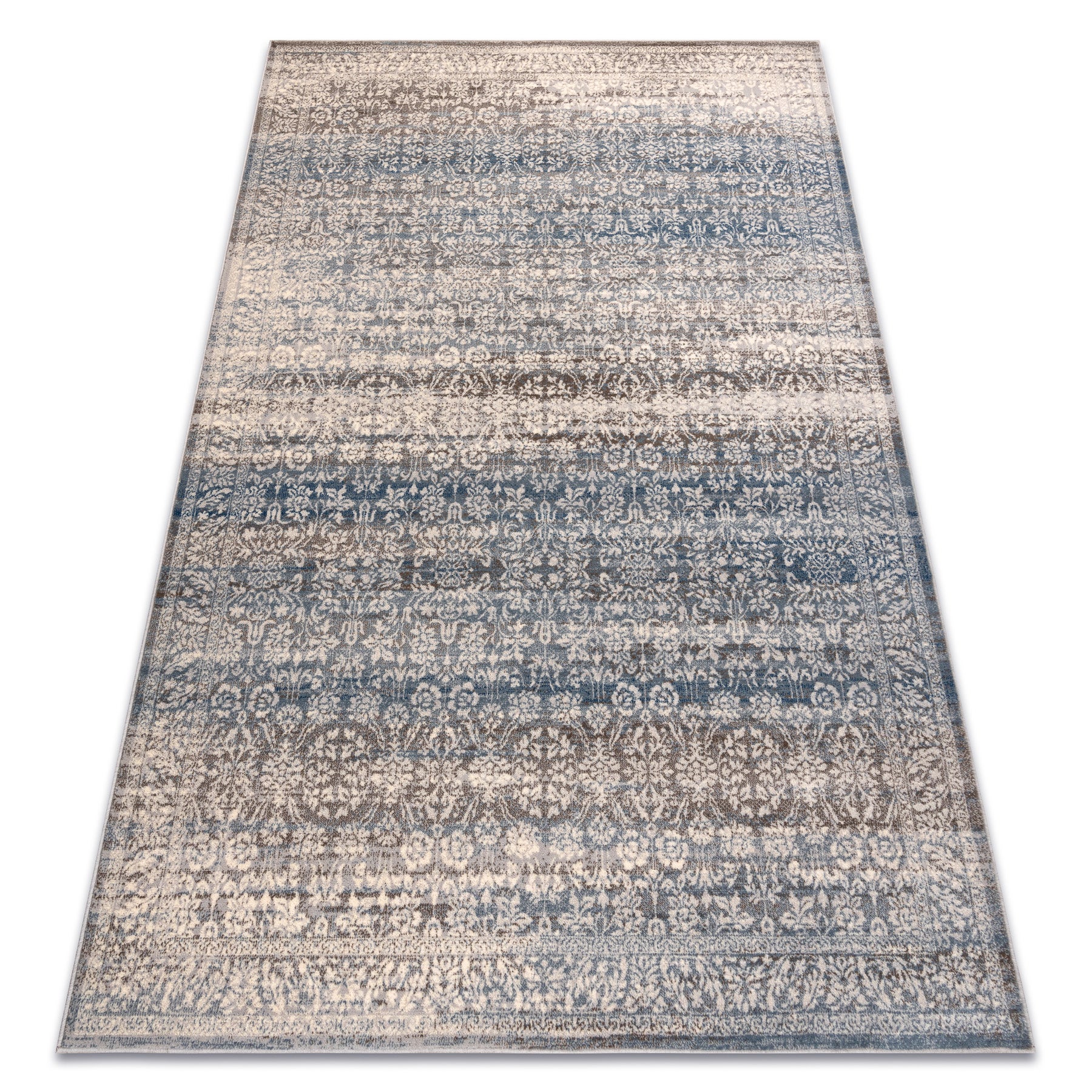 Dywan wełniany NAIN Ornament, vintage 7594/51655 beż / niebieski 160x230 cm