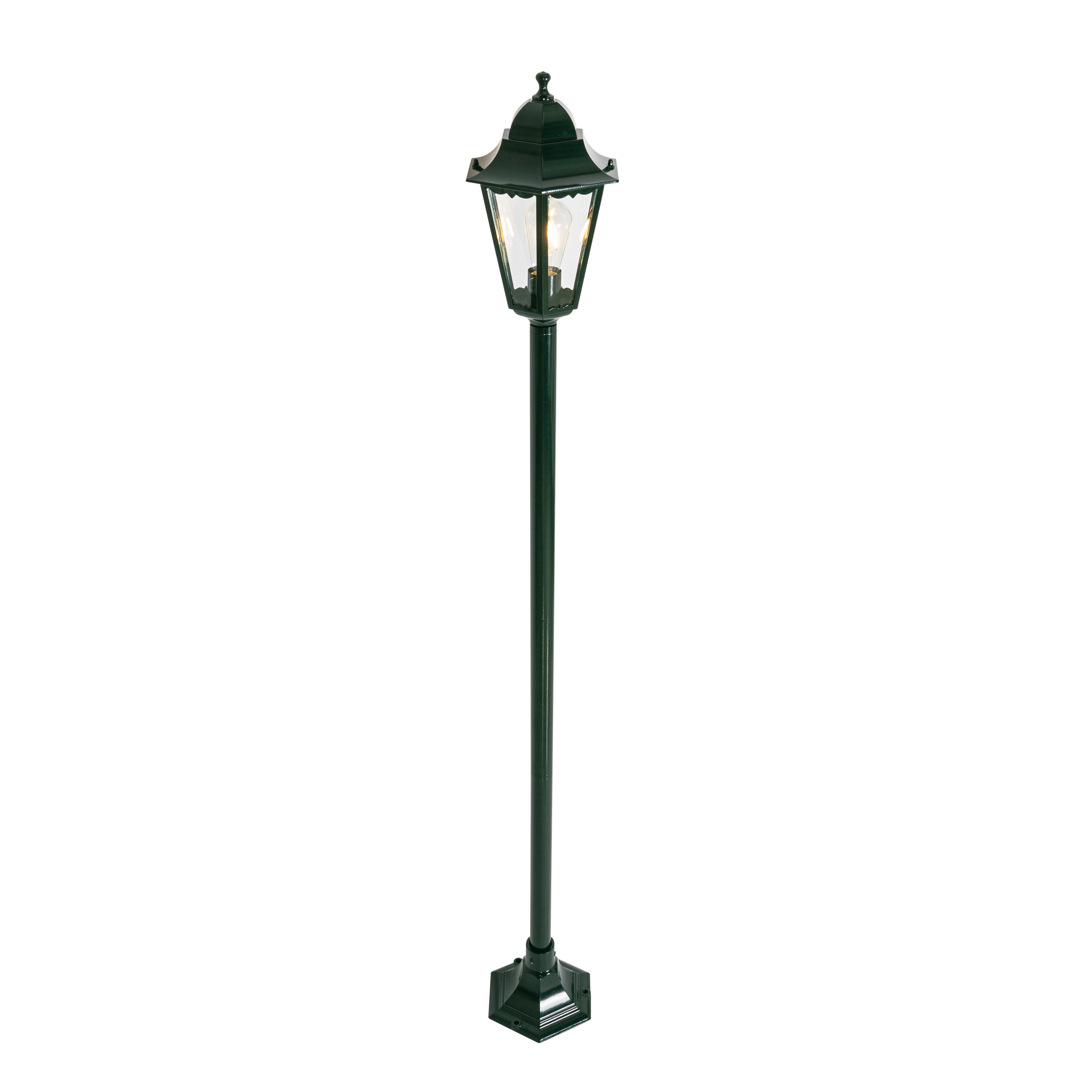 Qazqa classic-antique lanterne da esterno per giardino - New Orleans - verde, max. 60w, compatibile con lampadines LED, e27 - 6