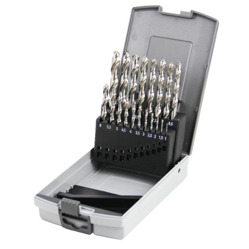 Lot De 10 Forets à Métaux HSS - Taillés Et Meulés, Qualité Professionnelle - Taille 4.50mm - Pour Perçage Acier, Aluminium, Laiton - Pour Perceuse Colonne Ou Portative